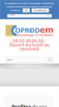 Mobile Screenshot of coprodem-cannes.com